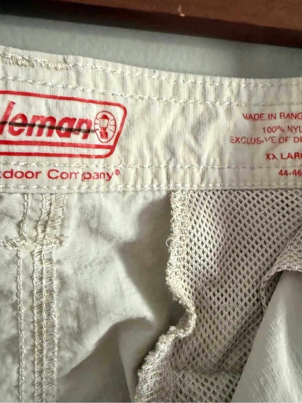 Men's Coleman Beige Cargo Shorts - Lightweight Outdoor
